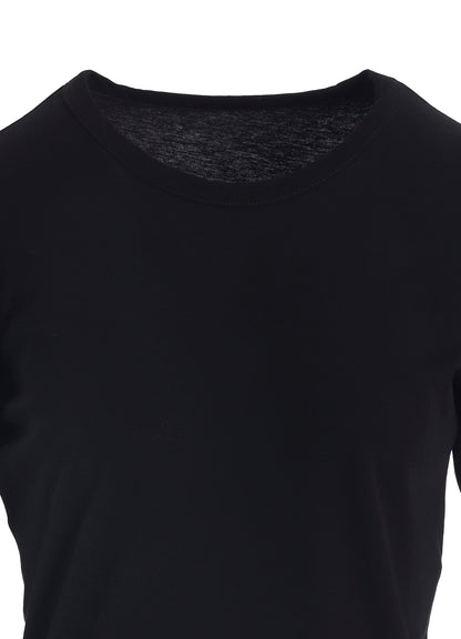 HARD-TWISTED JERSEY ROUND NECK LONG SLEEVE T