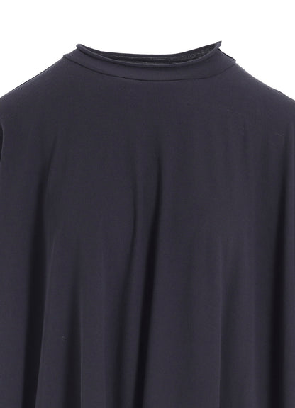 HARD-TWISTED JERSEY ASYMMETRIC DOLMAN T