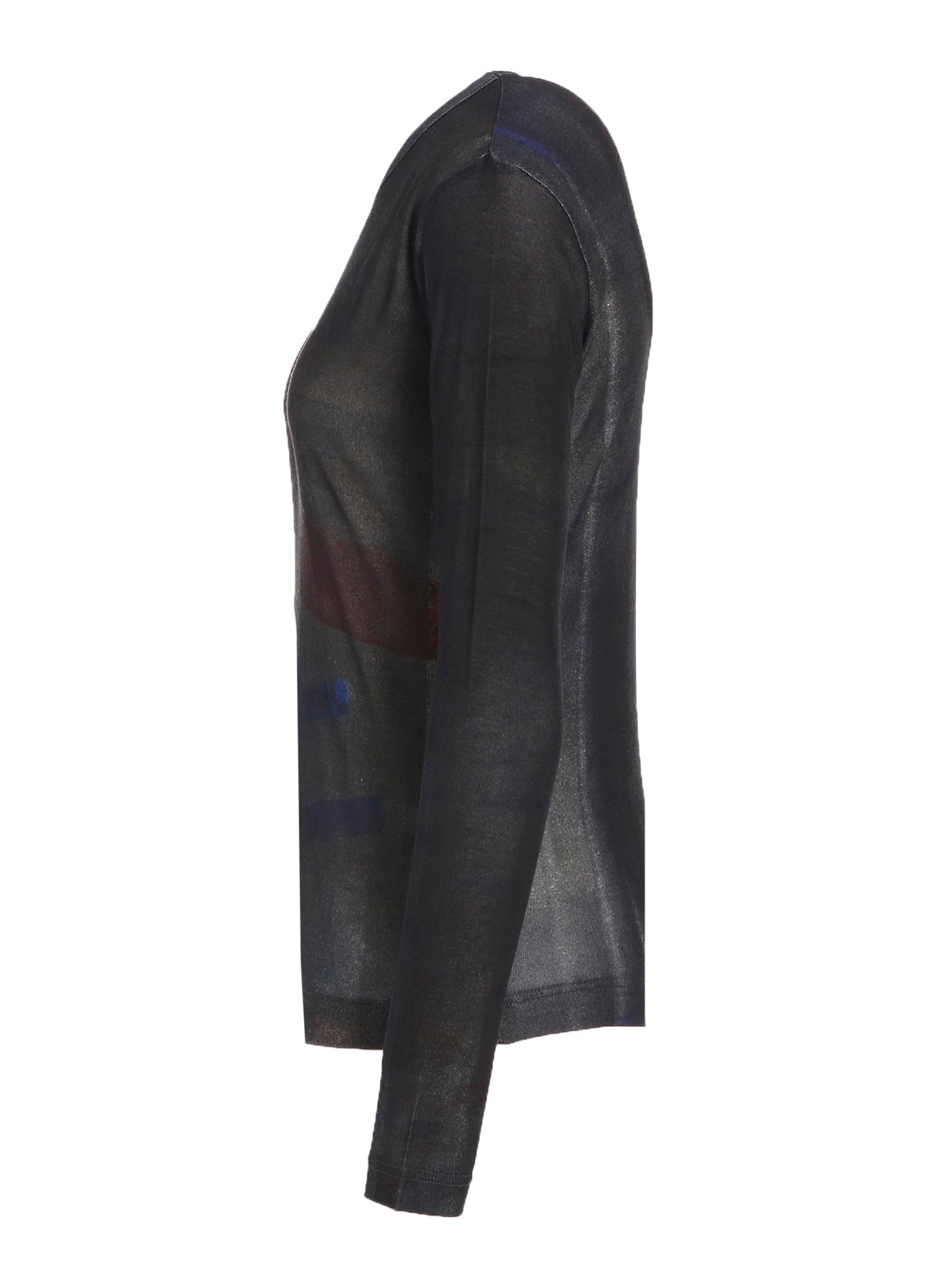 LYOCELL SMOOTH CREW NECK SLEEVE T