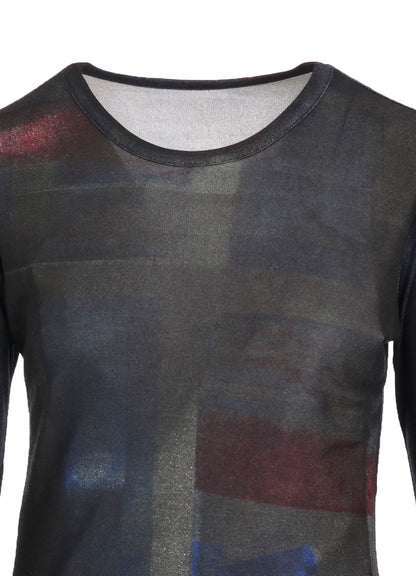 LYOCELL SMOOTH CREW NECK SLEEVE T