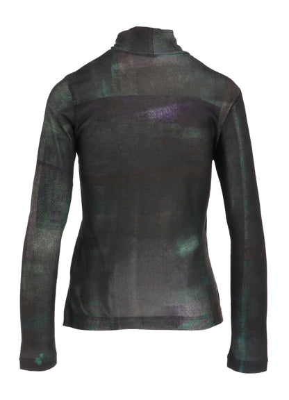 LYOCELL SMOOTH HIGH NECK SLEEVE T