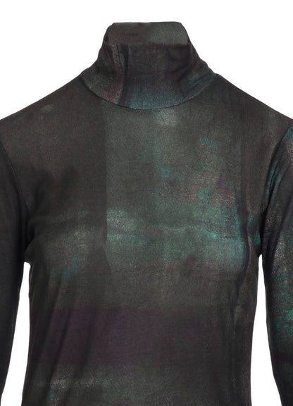 LYOCELL SMOOTH HIGH NECK SLEEVE T