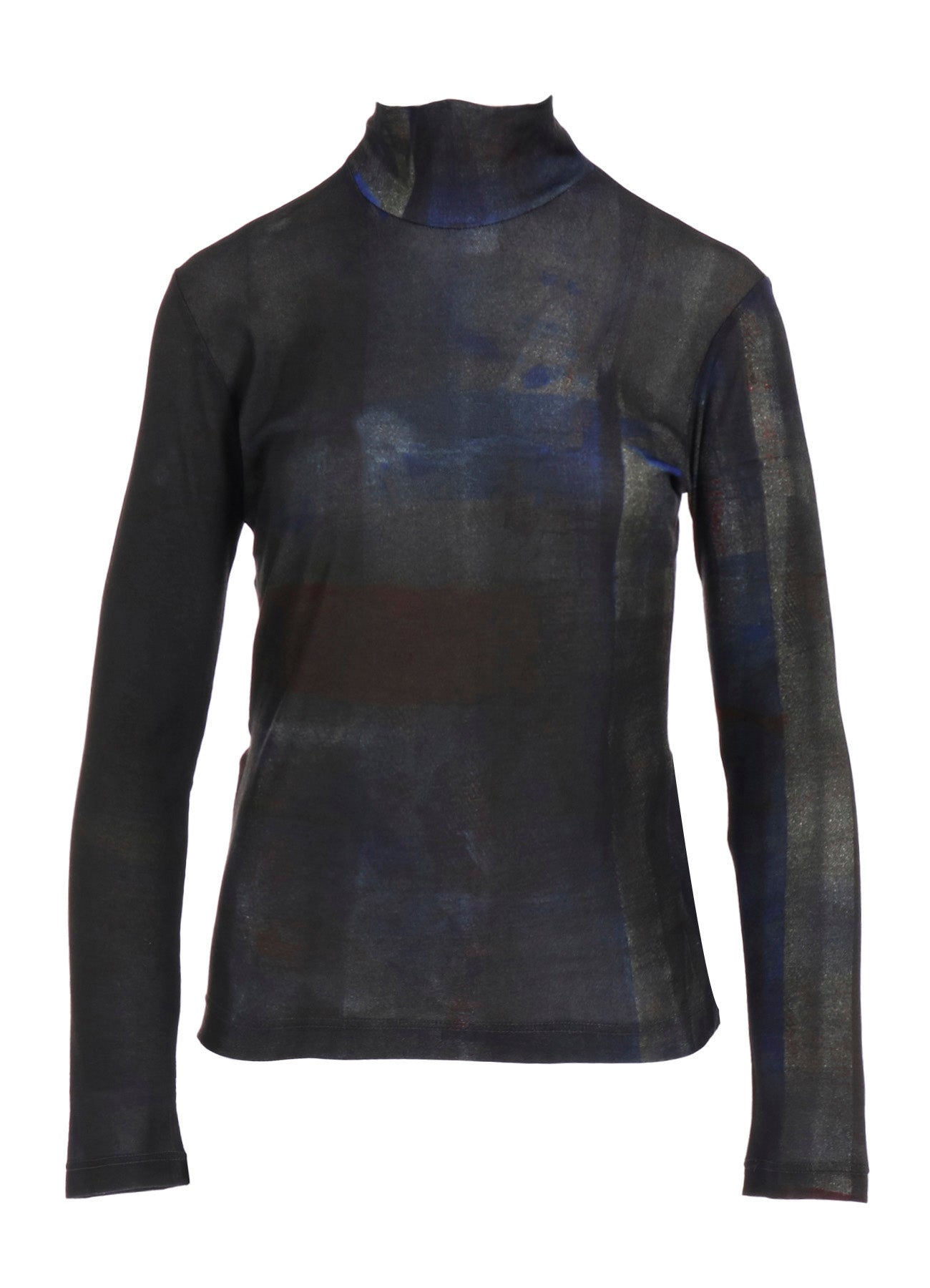 LYOCELL SMOOTH HIGH NECK SLEEVE T