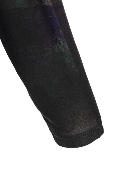 LYOCELL SMOOTH ASSYMETRIC HIGH NECK PULLOVER