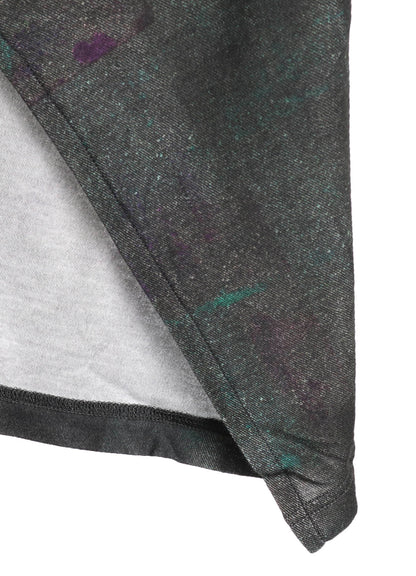 LYOCELL SMOOTH ASSYMETRIC HIGH NECK PULLOVER