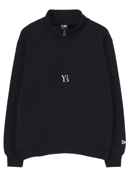 Y's × New Era OVERSIZED SWEAT HALF-ZIP