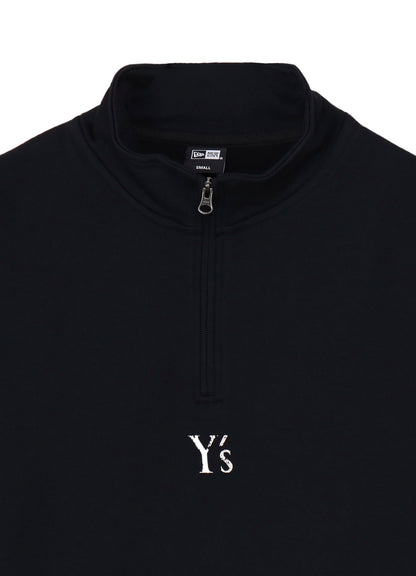 Y's × New Era OVERSIZED SWEAT HALF-ZIP