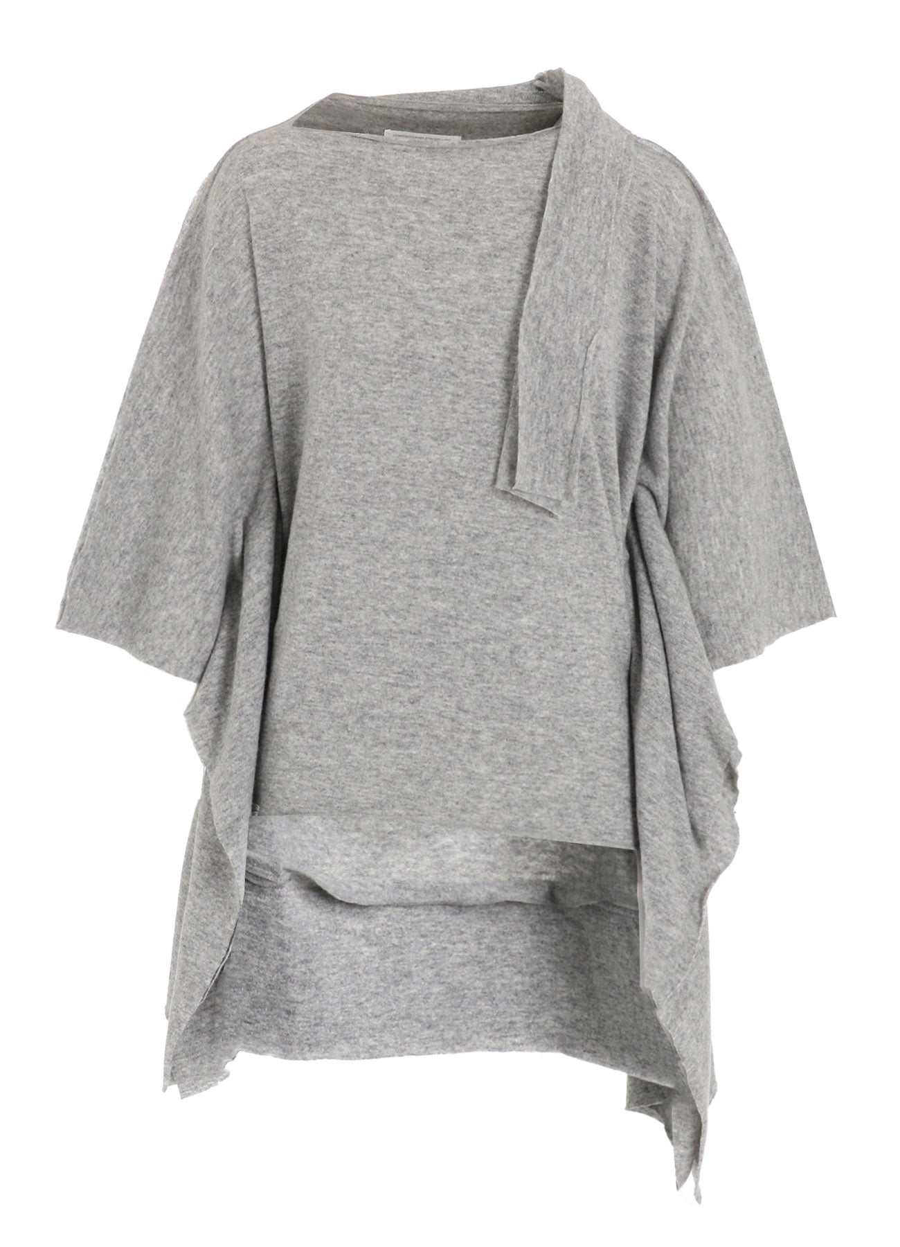 W/NY JERSEY DOLMAN SLEEVE RIBBON PULLOVER