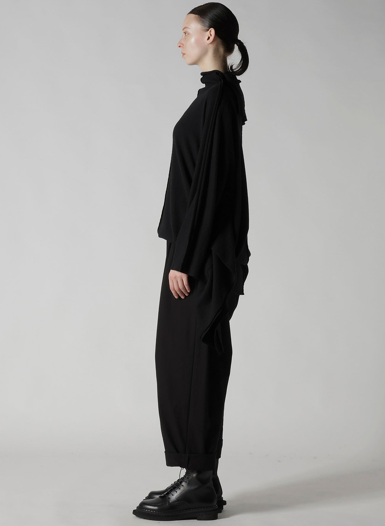 W/NY JERSEY DOLMAN SLEEVE HIGH NECK PULLOVER