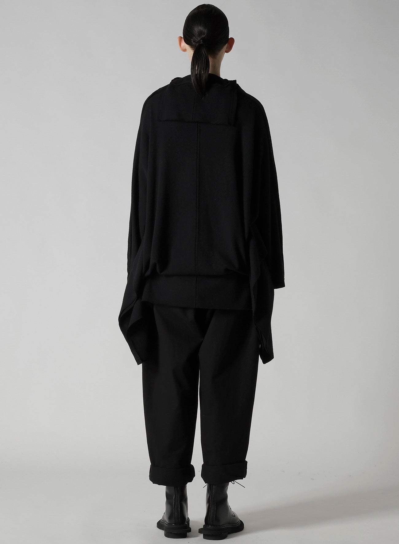 W/NY JERSEY DOLMAN SLEEVE HIGH NECK PULLOVER