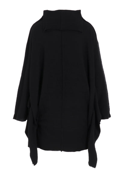 W/NY JERSEY DOLMAN SLEEVE HIGH NECK PULLOVER