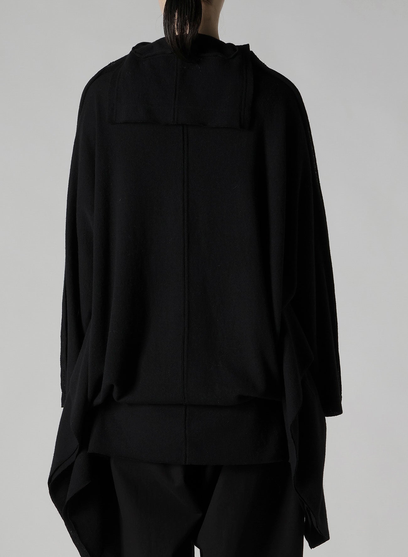 W/NY JERSEY DOLMAN SLEEVE HIGH NECK PULLOVER