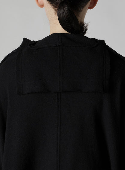 W/NY JERSEY DOLMAN SLEEVE HIGH NECK PULLOVER