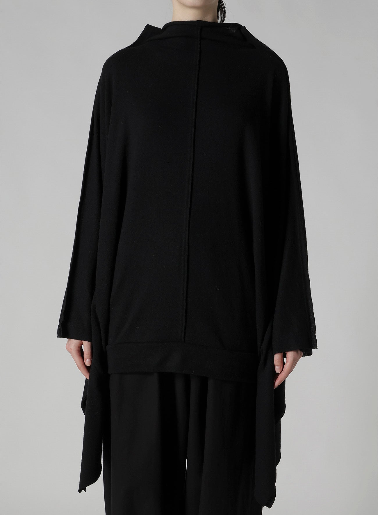 W/NY JERSEY DOLMAN SLEEVE HIGH NECK PULLOVER