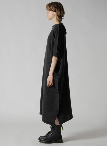 W/NY JERSEY DOLMAN SLEEVE DRESS