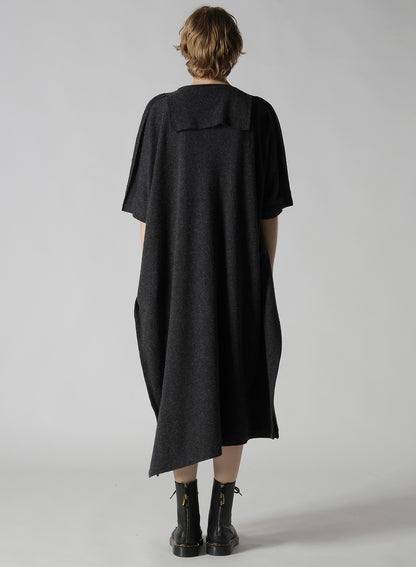 W/NY JERSEY DOLMAN SLEEVE DRESS