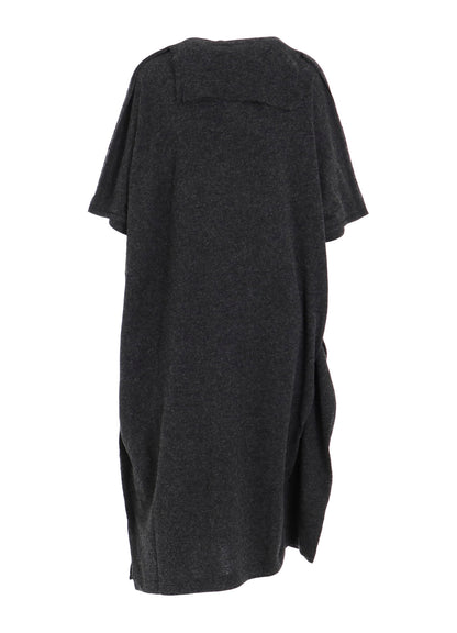 W/NY JERSEY DOLMAN SLEEVE DRESS