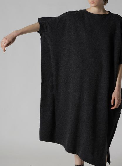 W/NY JERSEY DOLMAN SLEEVE DRESS