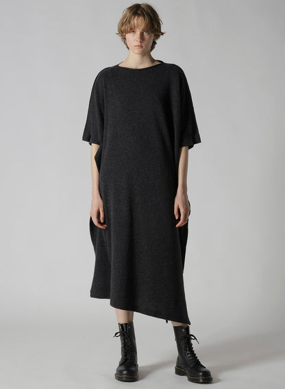 W/NY JERSEY DOLMAN SLEEVE DRESS