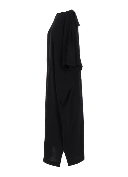 W/NY JERSEY DOLMAN SLEEVE DRESS