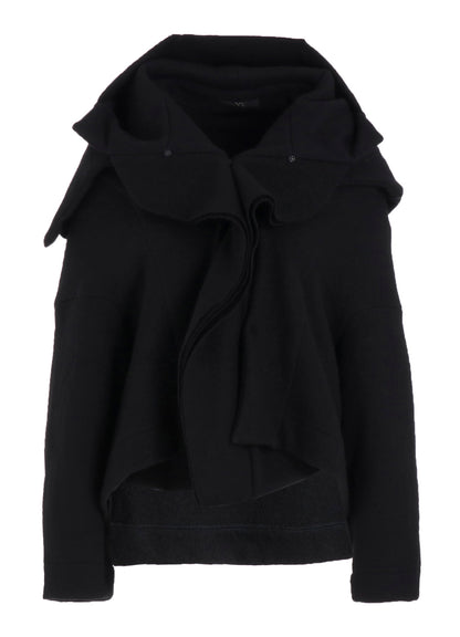 MILD JERSERY COMBINATION JACKET WITH HOOD