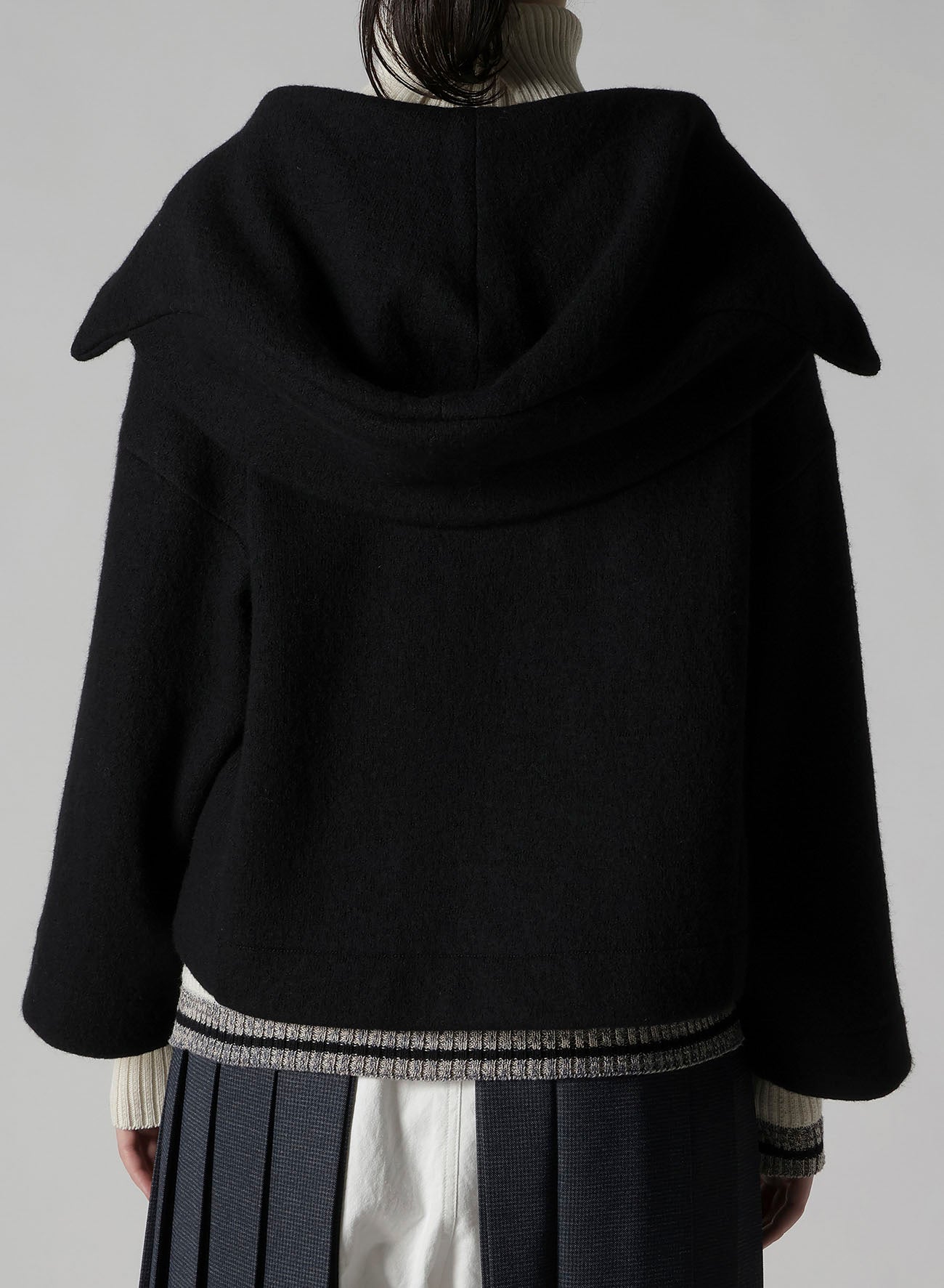 MILD JERSERY COMBINATION JACKET WITH HOOD