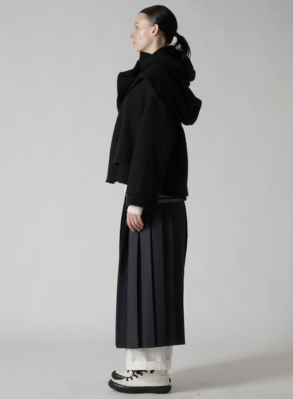 MILD JERSERY COMBINATION JACKET WITH HOOD
