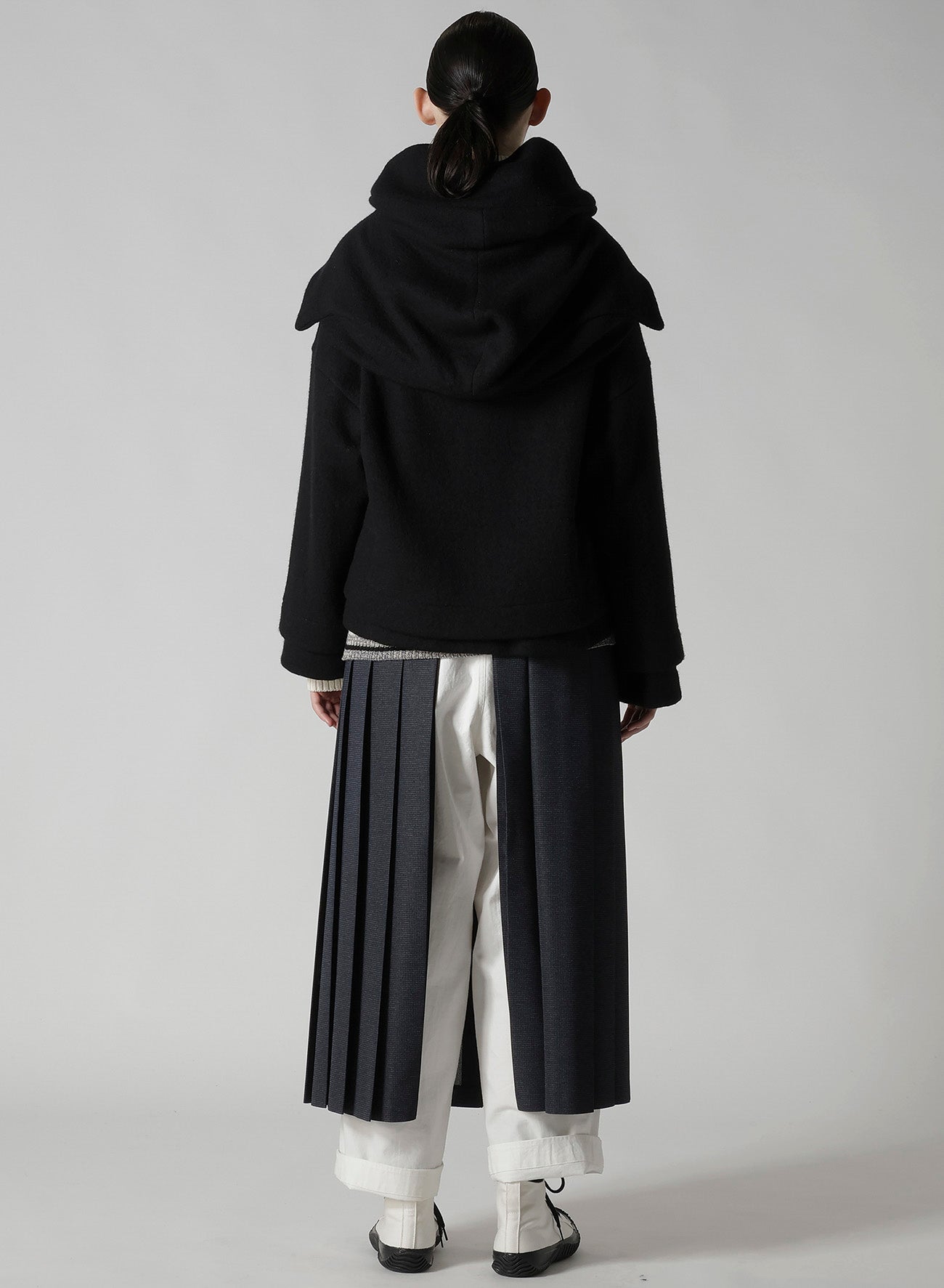 MILD JERSERY COMBINATION JACKET WITH HOOD