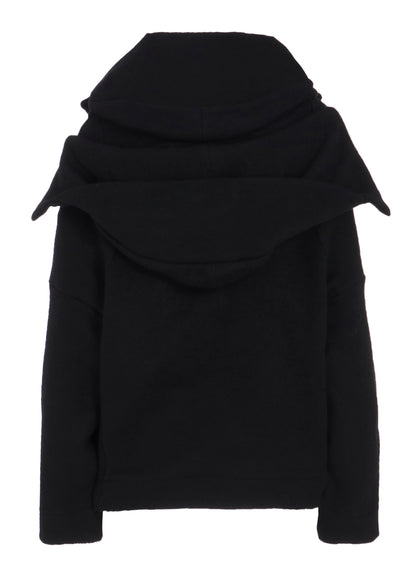 MILD JERSERY COMBINATION JACKET WITH HOOD