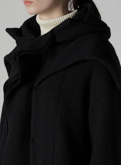 MILD JERSERY COMBINATION JACKET WITH HOOD