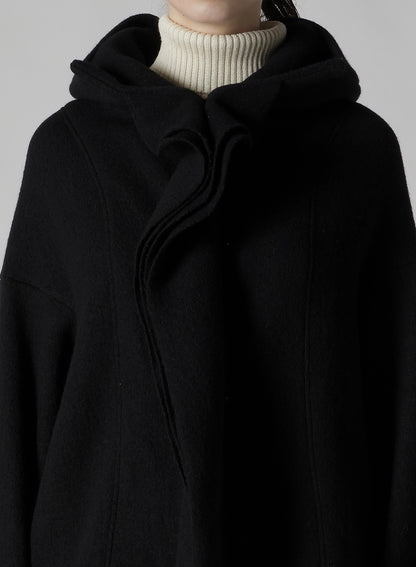 MILD JERSERY COMBINATION JACKET WITH HOOD