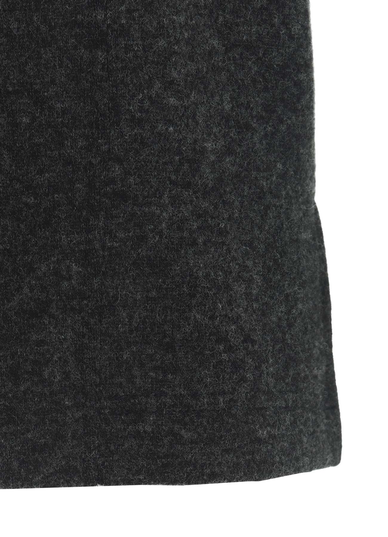 W/NY JERSEY UNBALANCED COLLAR CARDIGAN