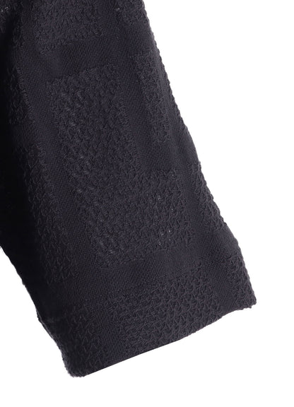 GEOMETRIC SHEER JQ COLLARED RAGLAN CD