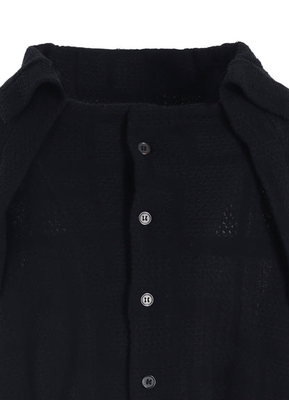 GEOMETRIC SHEER JQ COLLARED RAGLAN CD