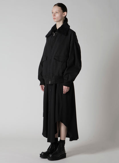 PIGMENT-DYED TWILL BLOUSON