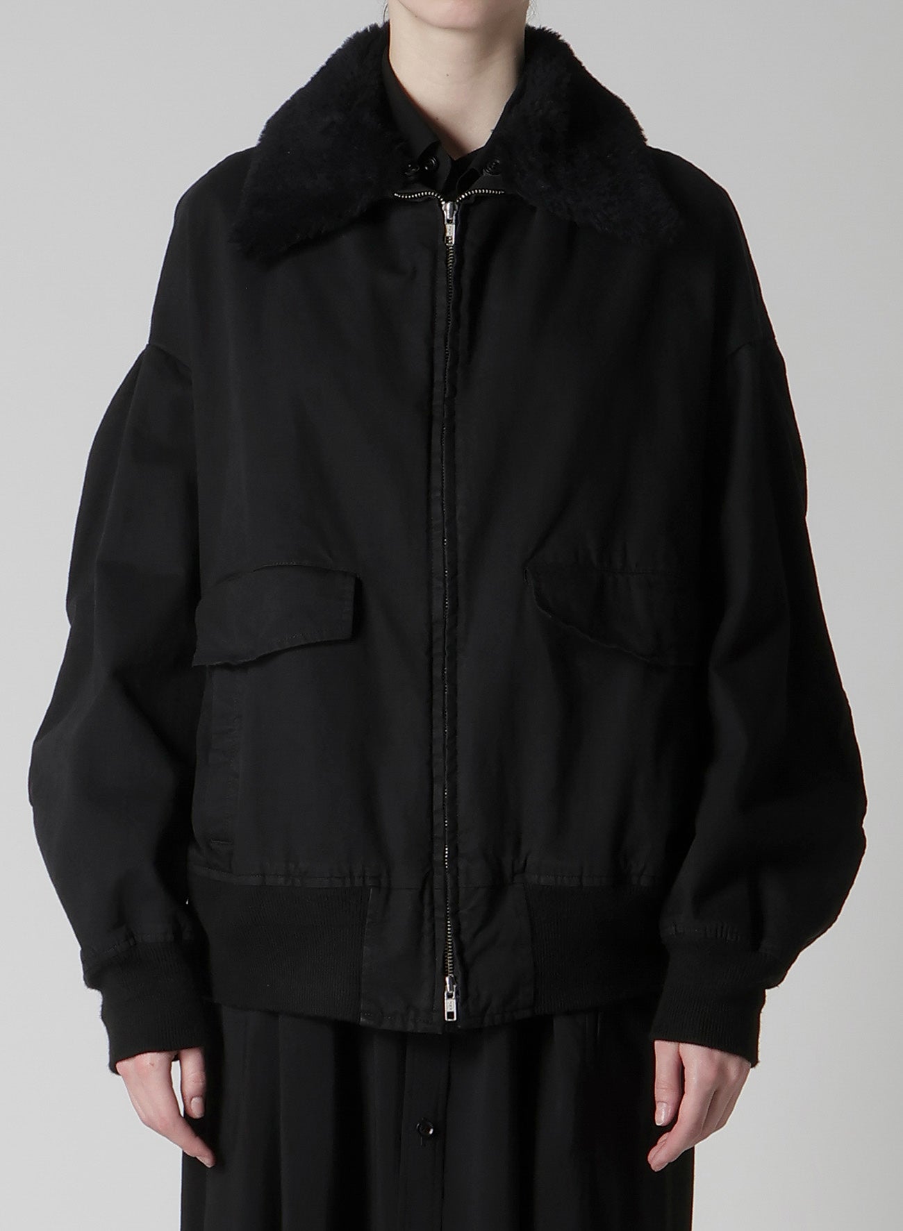 PIGMENT-DYED TWILL BLOUSON