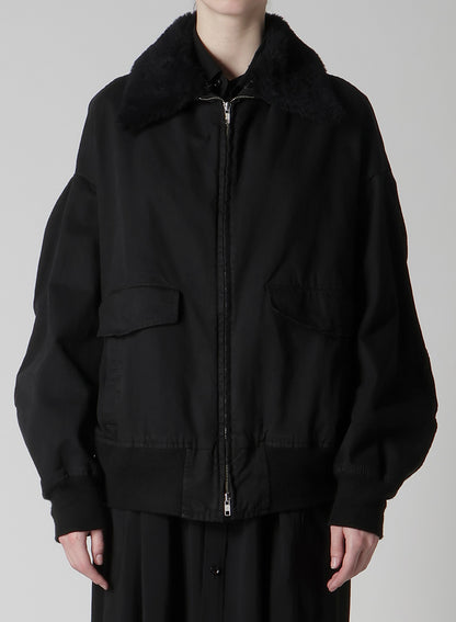 PIGMENT-DYED TWILL BLOUSON