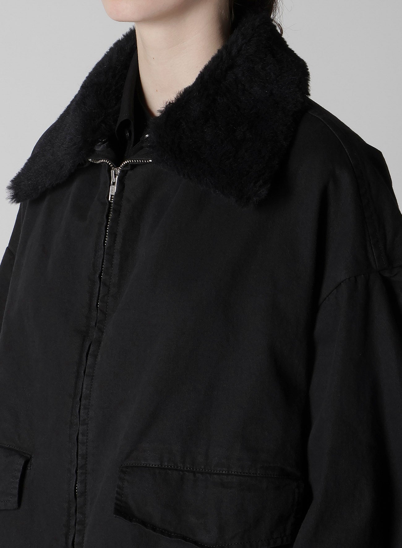 PIGMENT-DYED TWILL BLOUSON