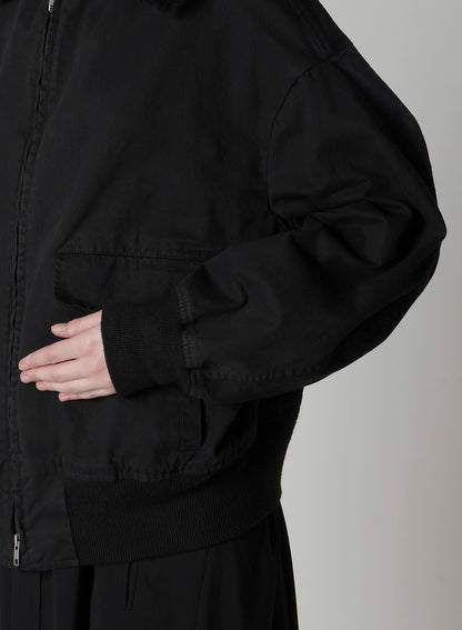 PIGMENT-DYED TWILL BLOUSON