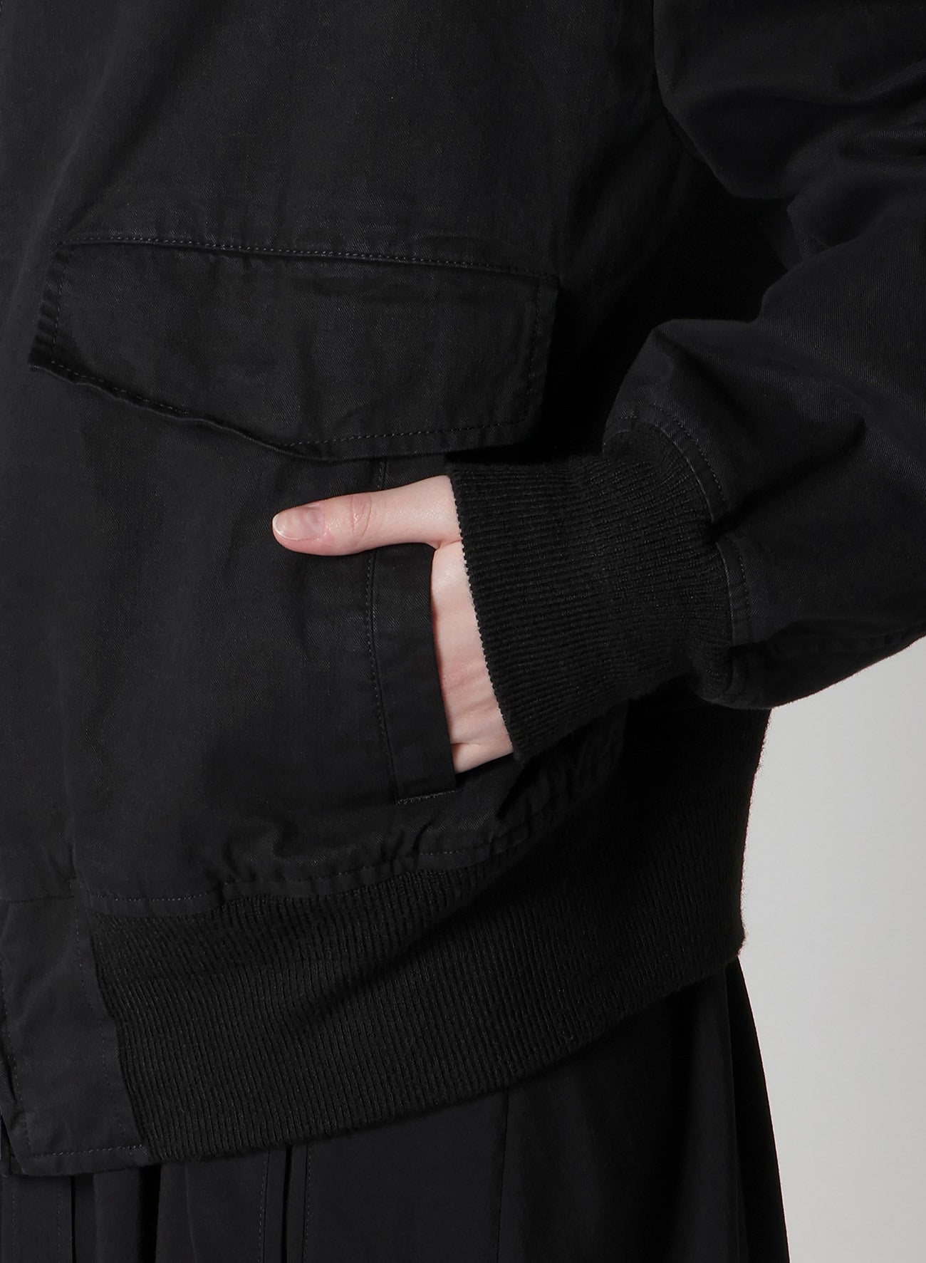 PIGMENT-DYED TWILL BLOUSON