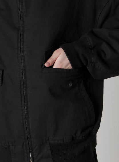 PIGMENT-DYED TWILL BLOUSON