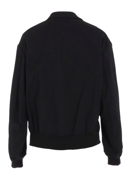 WOOL BREND TWILL SHIRT COLLAR BLOUSON