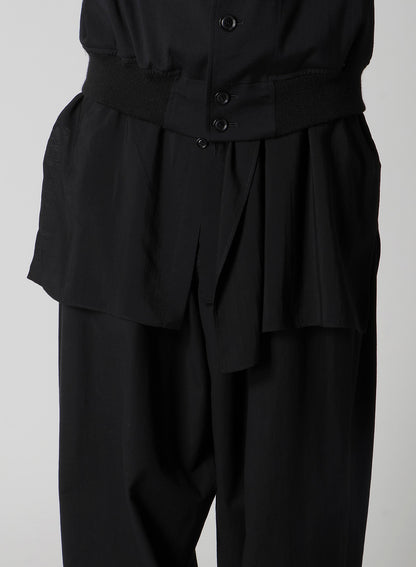 WOOL BREND TWILL SHIRT COLLAR BLOUSON
