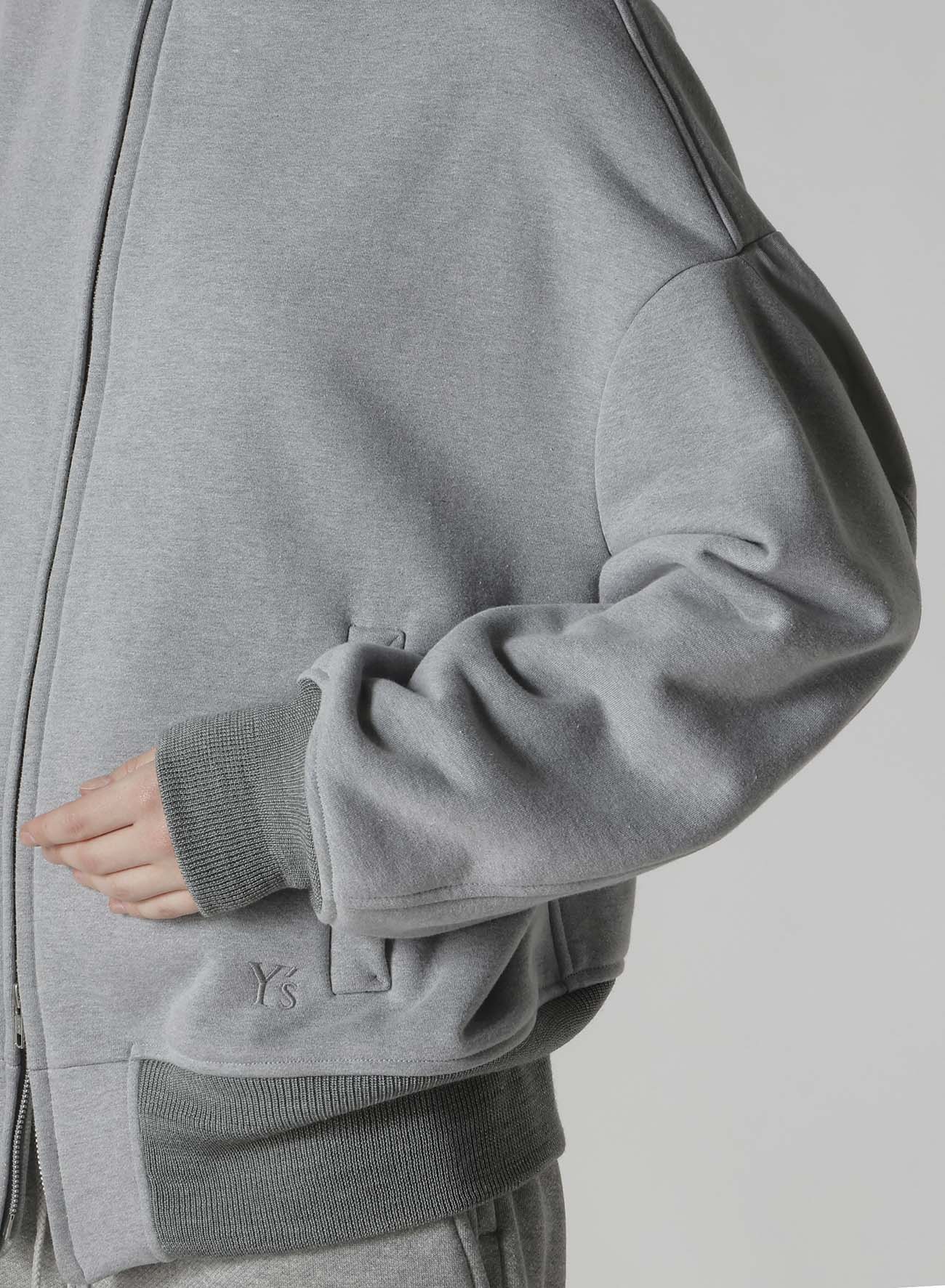 HEAVY FLEECE COLLARED BLOUSON