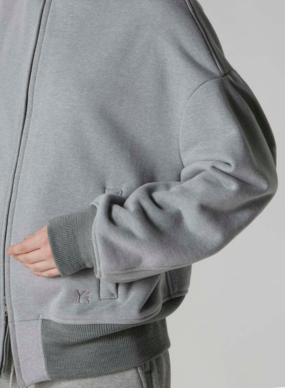 HEAVY FLEECE COLLARED BLOUSON
