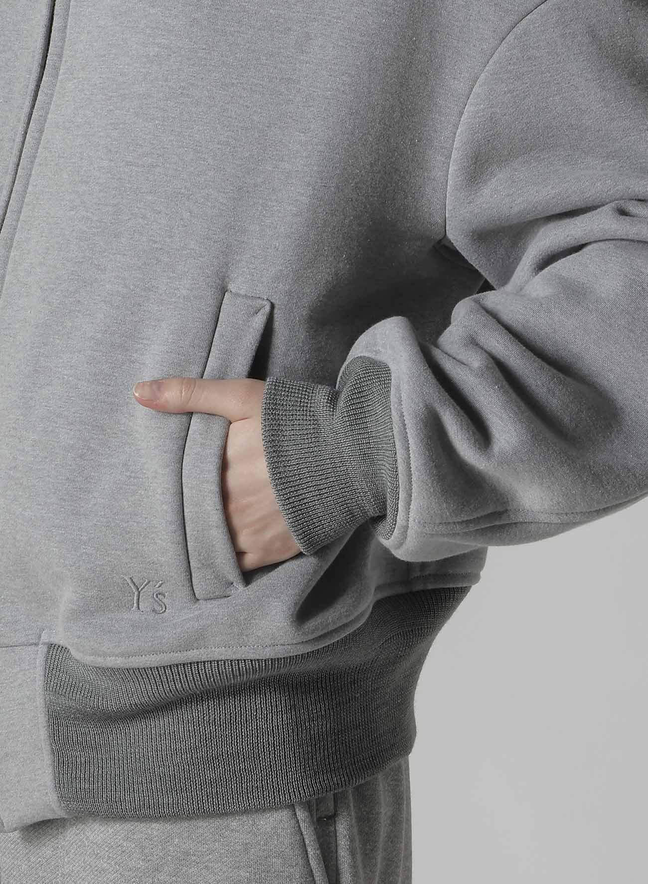 HEAVY FLEECE COLLARED BLOUSON