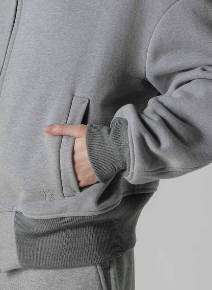 HEAVY FLEECE COLLARED BLOUSON