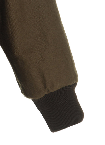 COTTON/FLAX MOLESKIN REVERSIBLE BLOUSON