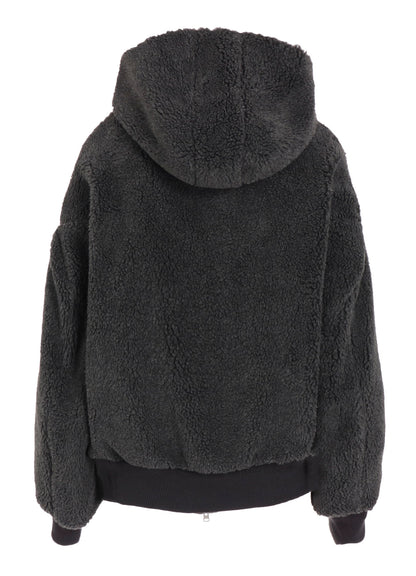 COTTON/FLAX MOLESKIN REVERSIBLE BLOUSON