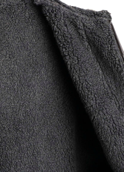 COTTON/FLAX MOLESKIN REVERSIBLE BLOUSON